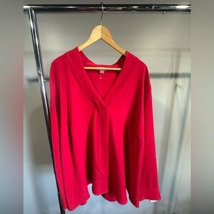 Calvin Klein Vibrant Red Blouse